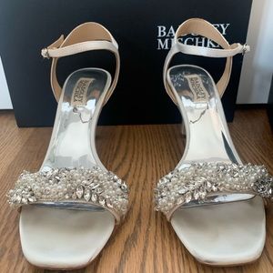 Badgley Mischka Wedding Shoes - Worn once